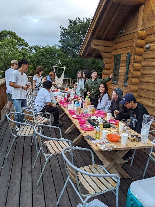 Image of the main log: BBQ on deck space 2